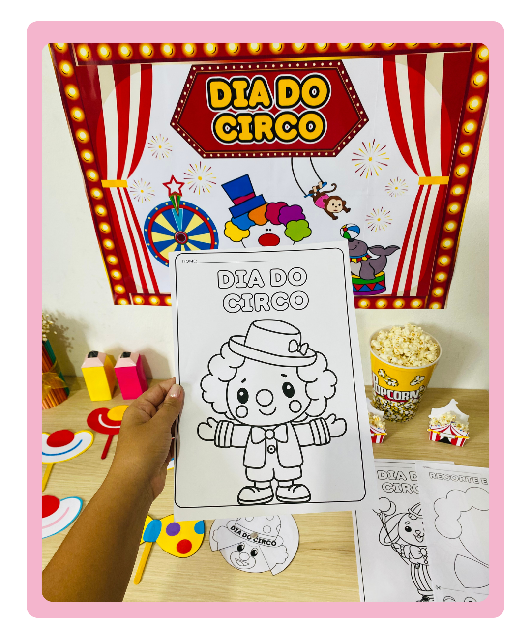 Atividades de circo para imprimir — amostra 4: Uma proposta temática para a rotina escolar