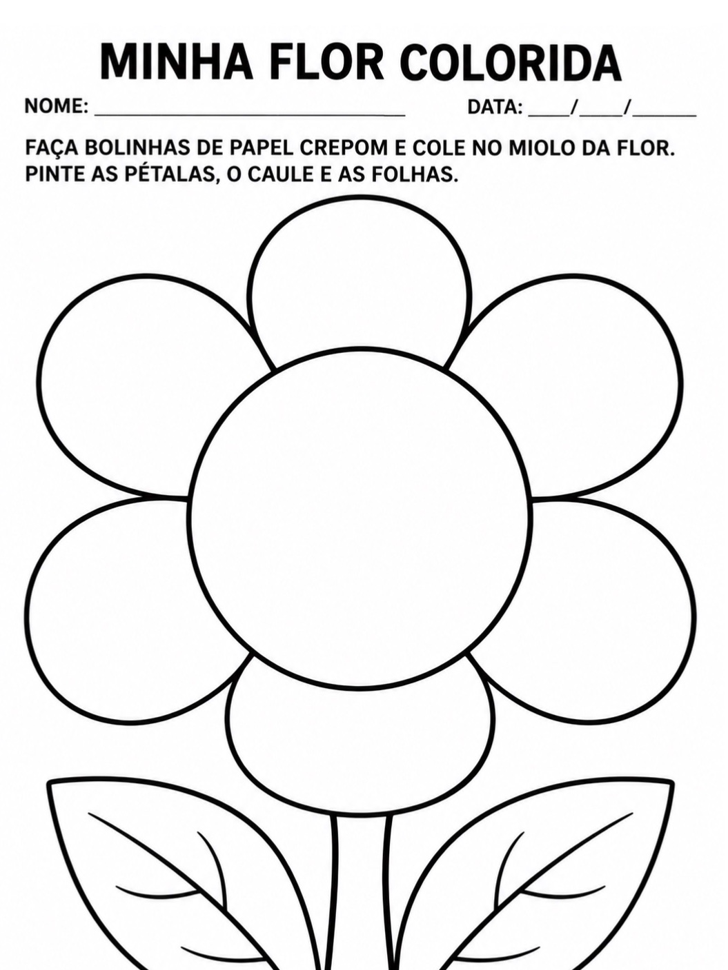 Atividades de Colagem com Papel Crepom e Pintura – Fundamental I — amostra 5: 5 atividades de colagem com papel crepom e…