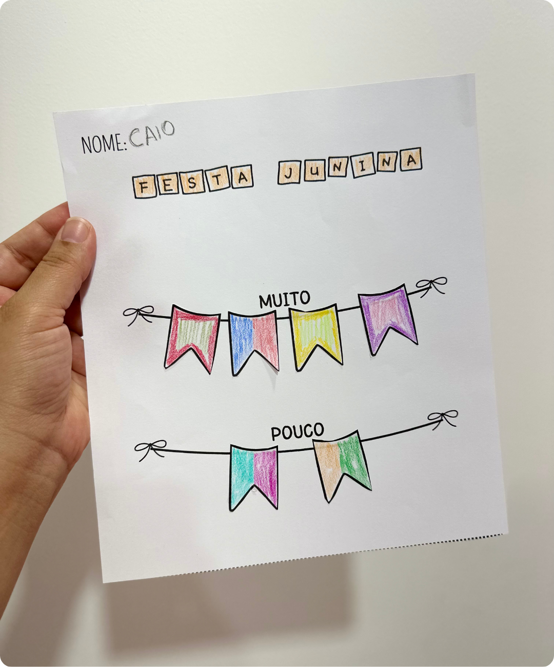Atividades de conceitos juninos para imprimir – Educação Infantil — amostra 2: Como conduzir a atividade com a turma