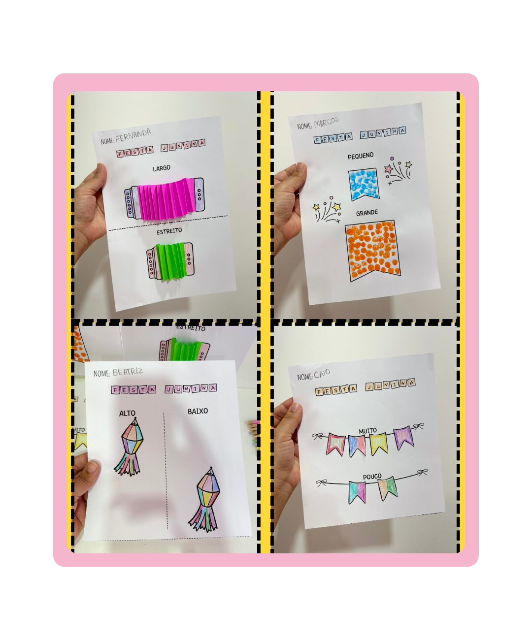 Atividades de conceitos juninos para imprimir – Educação Infantil — capa do material