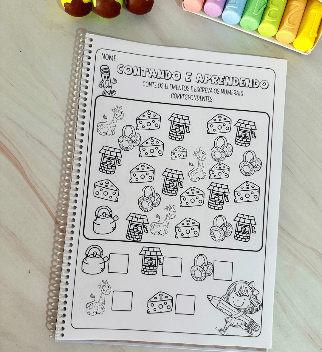 Atividades de contagem para Educação Especial: PDF ilustrado — amostra 5: Trabalhe números e contagem com apoio visual na…