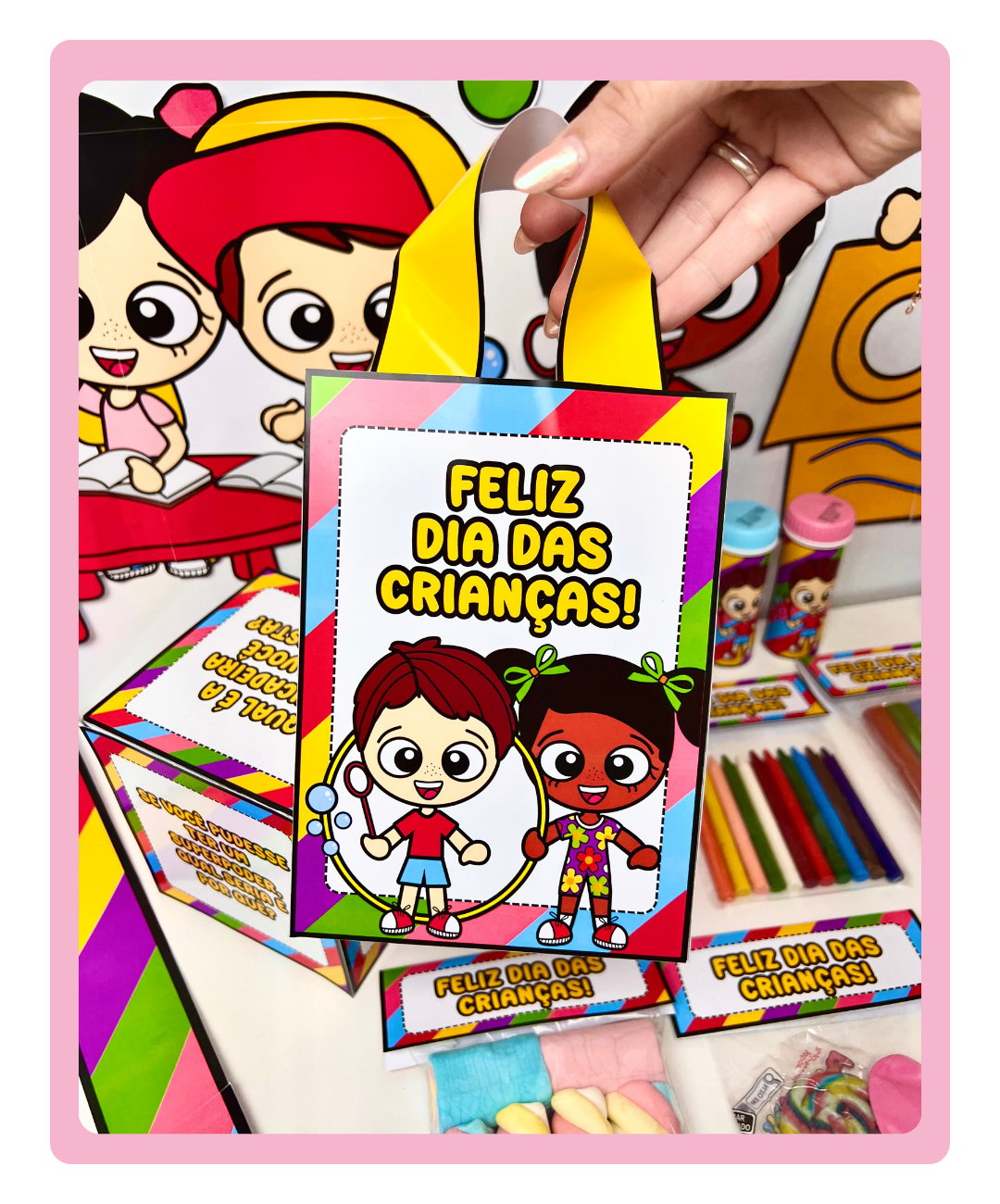 Atividades de Dia das Crianças para imprimir – Educação Infantil — amostra 4: Recursos prontos para levar à sala