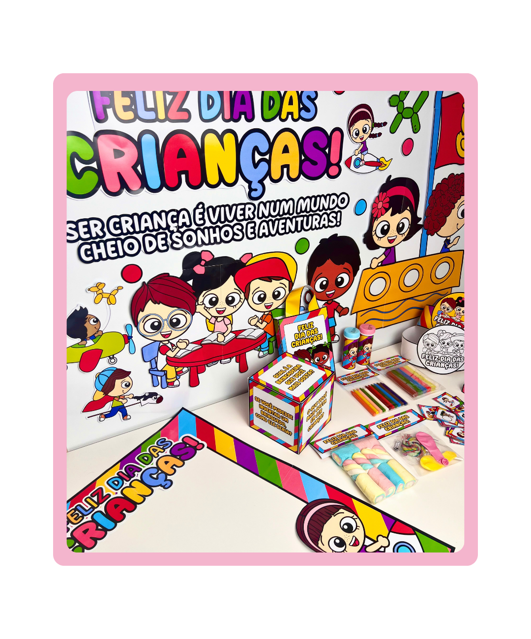 Atividades de Dia das Crianças para imprimir – Educação Infantil — capa do material