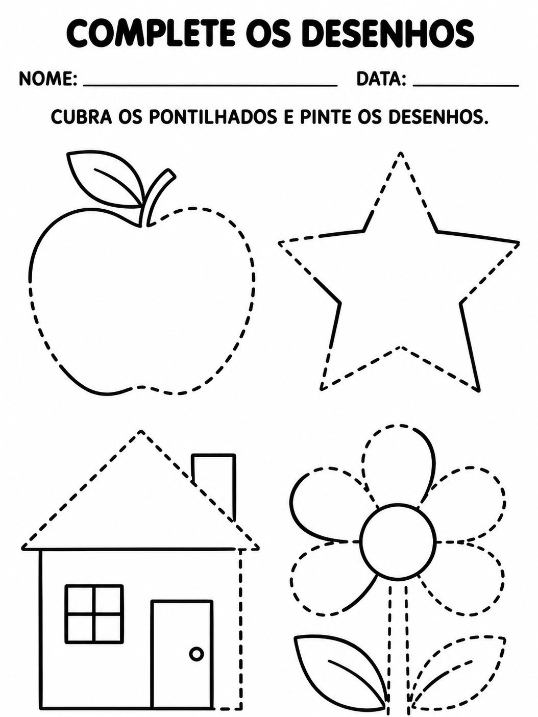 Atividades de Educação Infantil 4 e 5 Anos – 10 Atividades em PDF — amostra 3: 10 atividades de Educação Infantil para…