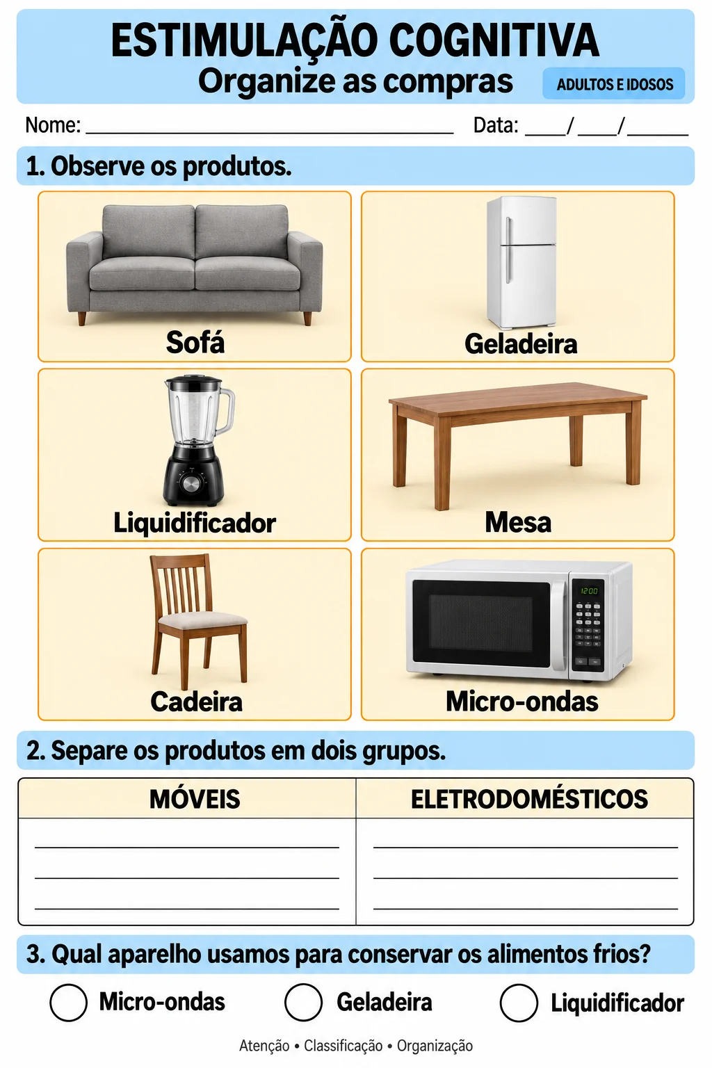 Atividades de Estimulação Cognitiva para Intervenção - TEA, DI e TDAH — amostra 3: Para quem este material é indicado?