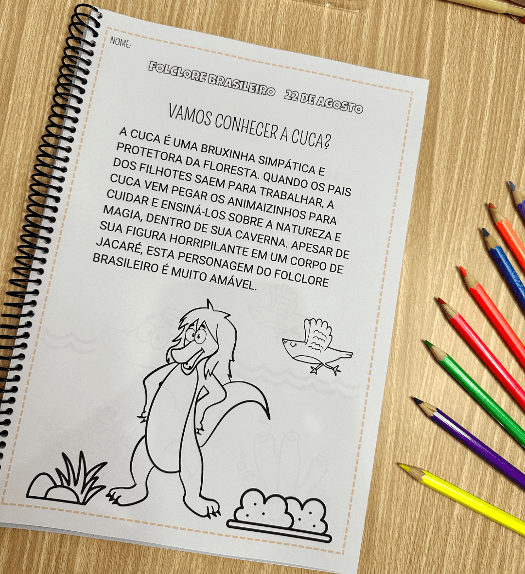 Atividades de Folclore: PDF para Educação Infantil e Anos Iniciais — amostra 1: Atividades de folclore para explorar lendas…