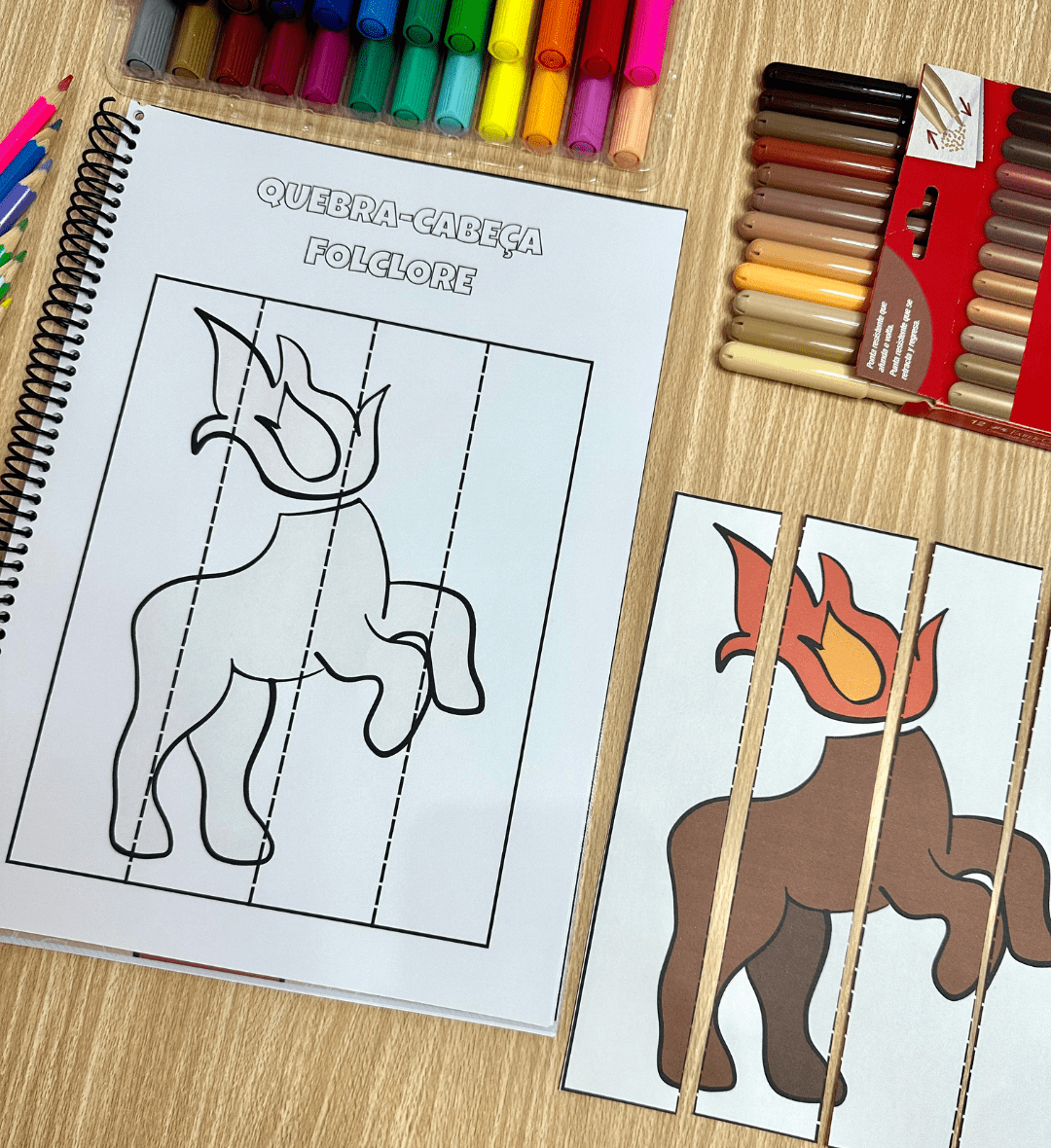 Atividades de Folclore: PDF para Educação Infantil e Anos Iniciais — amostra 6: Explore o folclore com uma apostila de 36…
