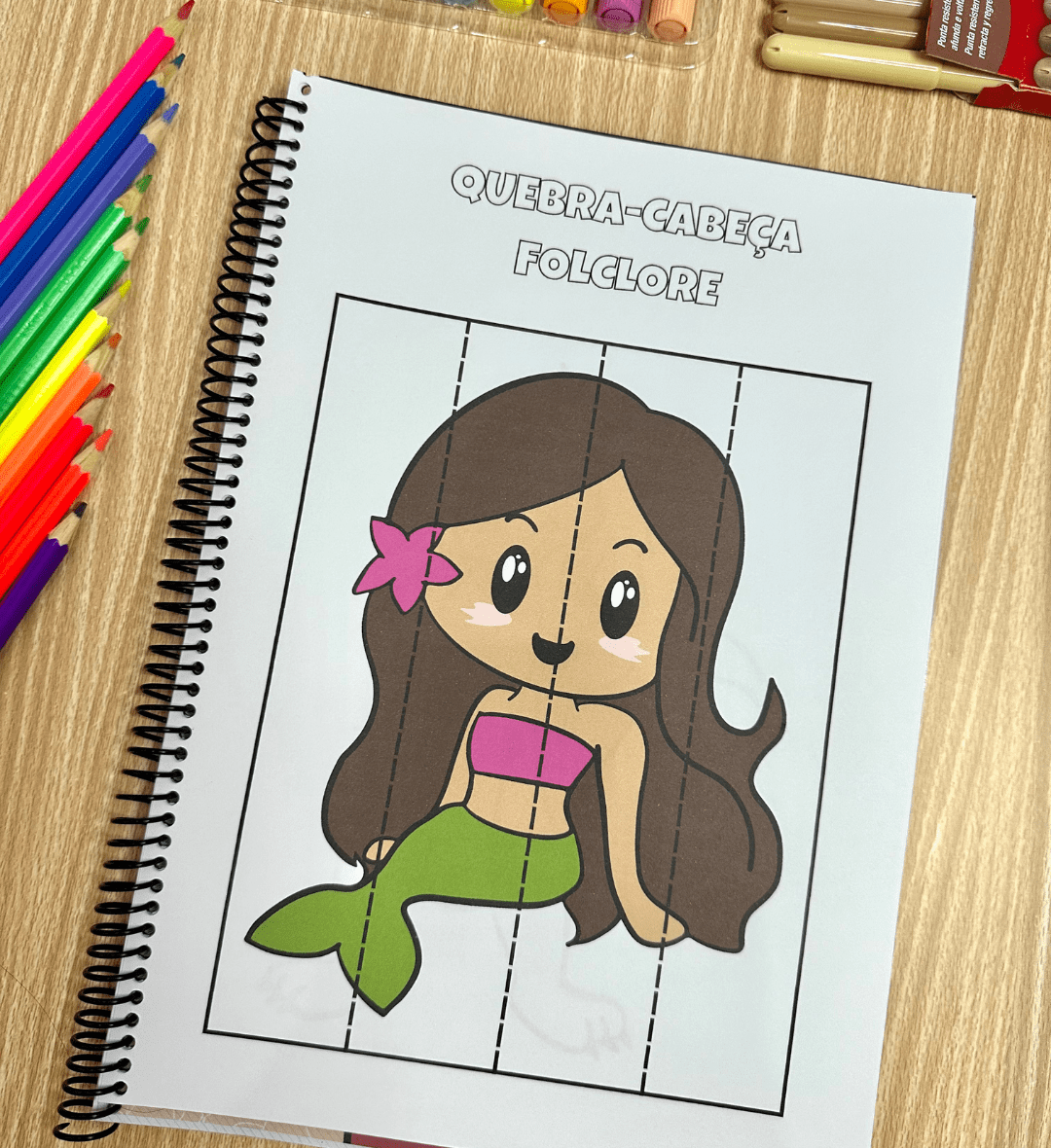 Atividades de Folclore: PDF para Educação Infantil e Anos Iniciais — amostra 7: Explore o folclore com uma apostila de 36…