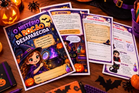 Atividades de Halloween _4⁰/5⁰ano — Atividades para Todas as séries: Atividade de Hallowen onde o aluno precisa utilizar…