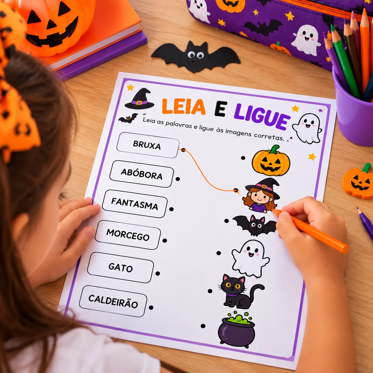 Atividades de Halloween para Imprimir – Kit Para 1º e 2º Ano — amostra 1: Atividades de Halloween para Imprimir – 12…