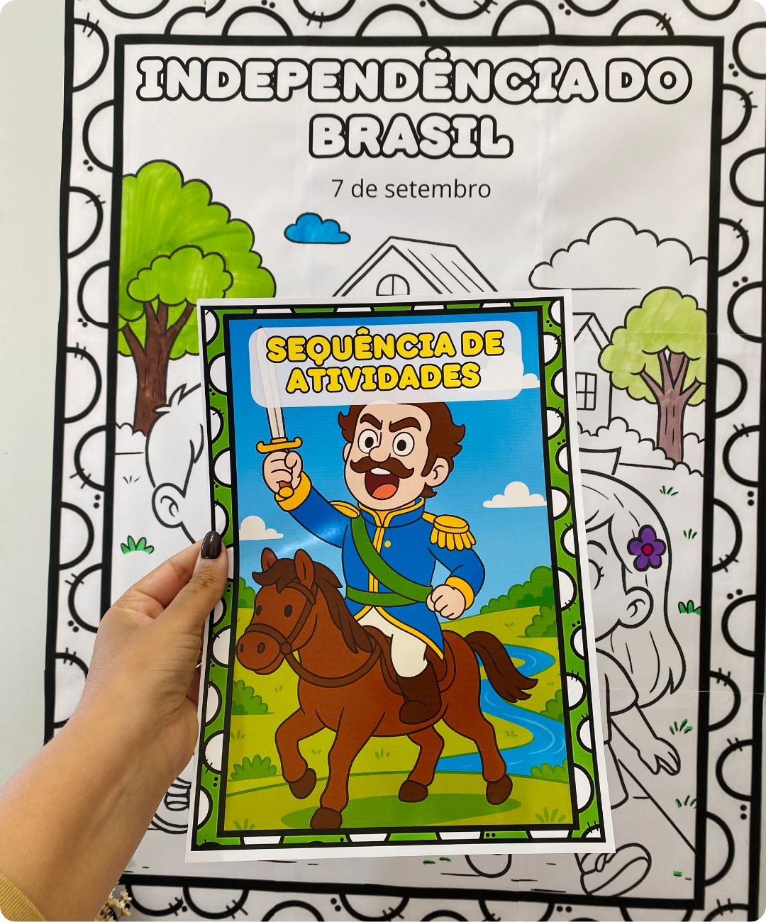 Atividades de Independência do Brasil para imprimir — amostra 4: Para quais turmas e situações é indicado
