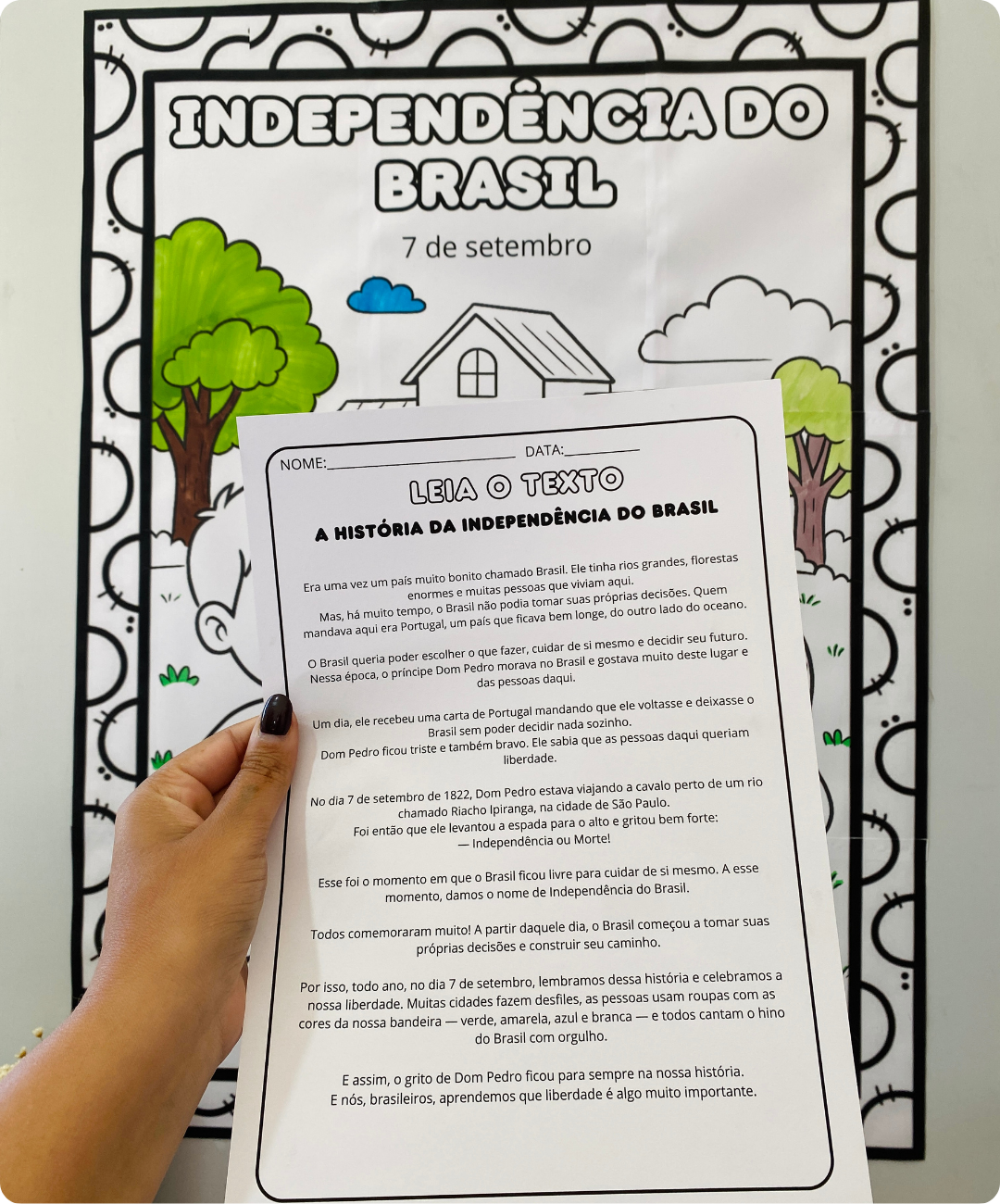 Atividades de Independência do Brasil para imprimir — amostra 5: Leve o 7 de setembro para a sala com atividades em PDF,…