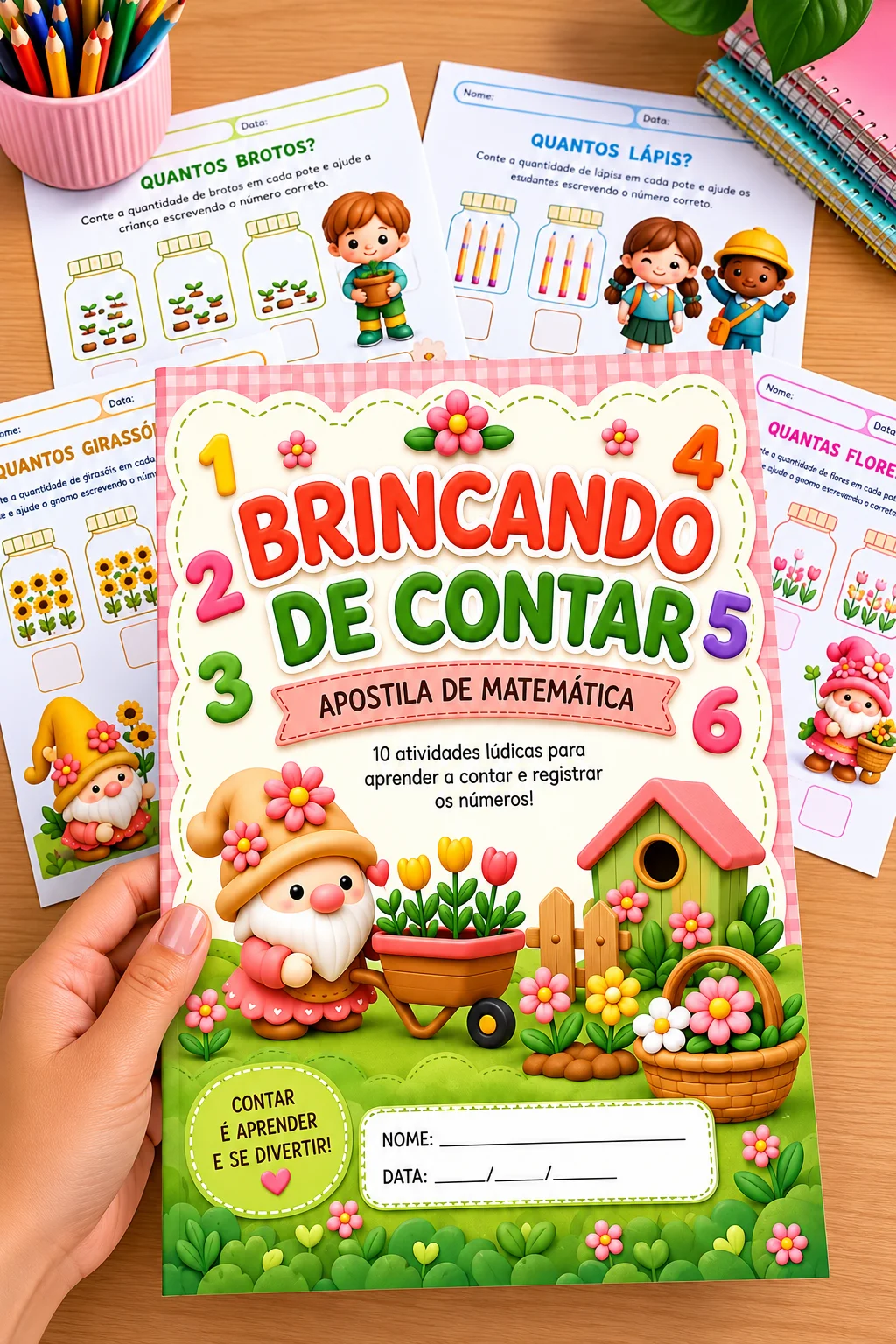 Atividades de matemática- brincando de contar Ed.infantil e 1º ano — Matemática para 1º ano: 11 páginas de atividades para…