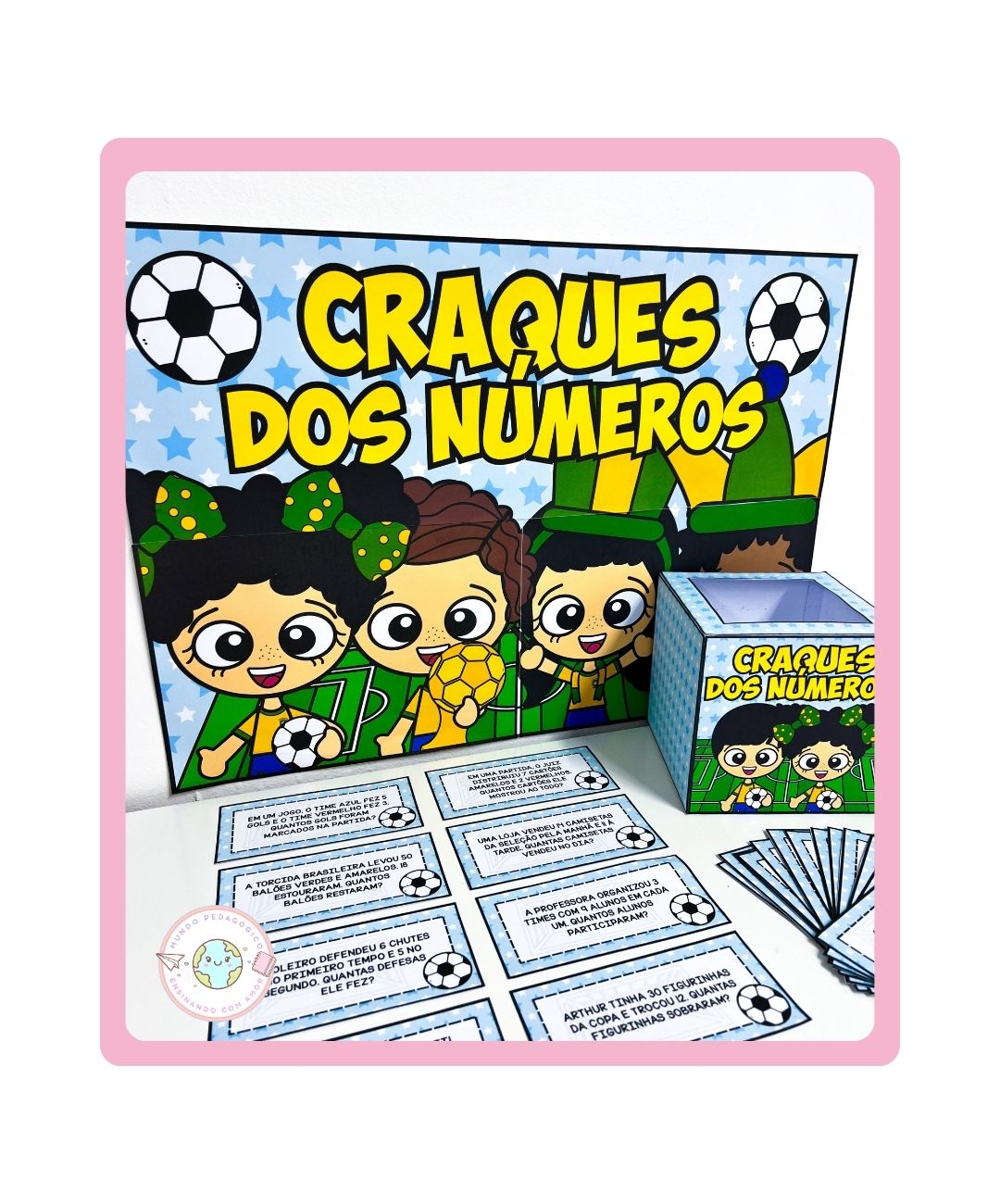 Atividades de matemática para imprimir nos Anos Iniciais — capa do material