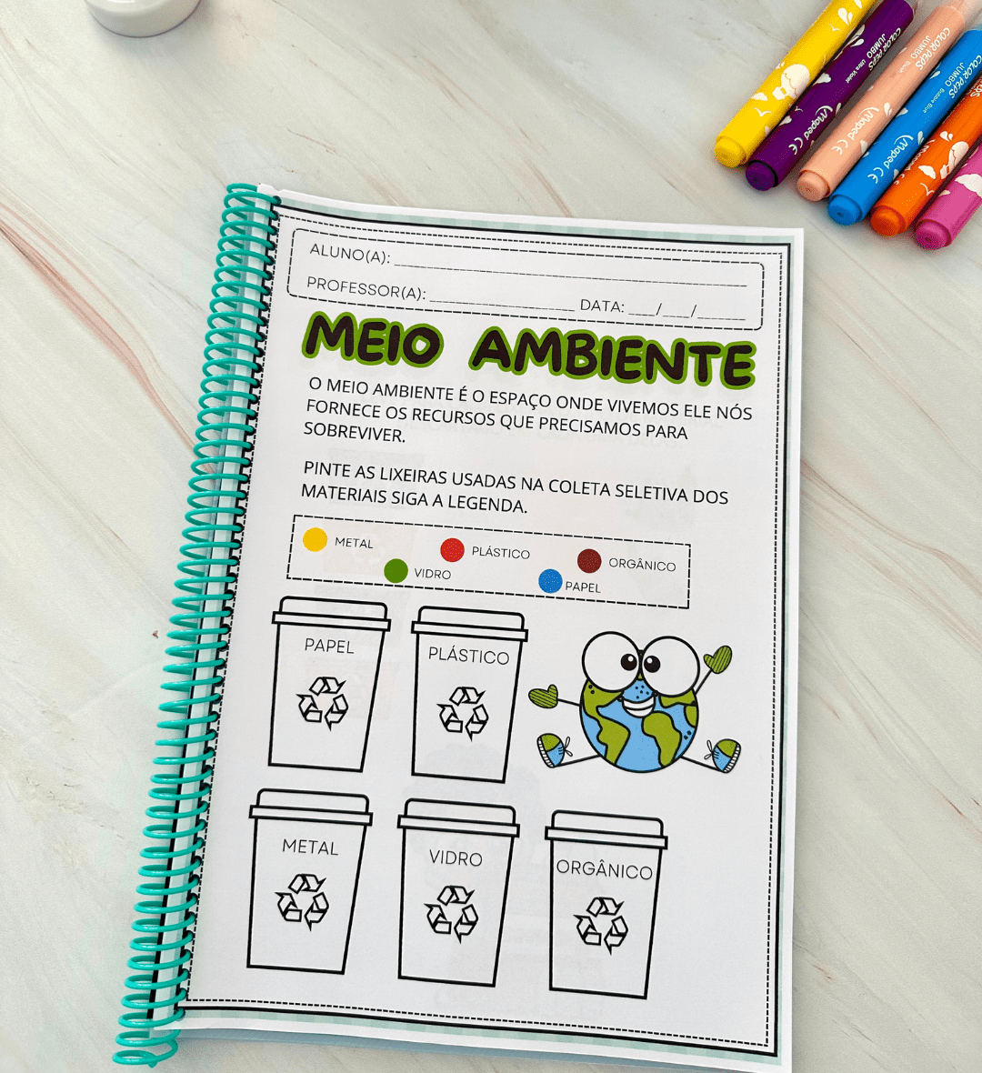 Atividades de Meio Ambiente: Apostila em PDF para Imprimir — amostra 2: O que vem no material