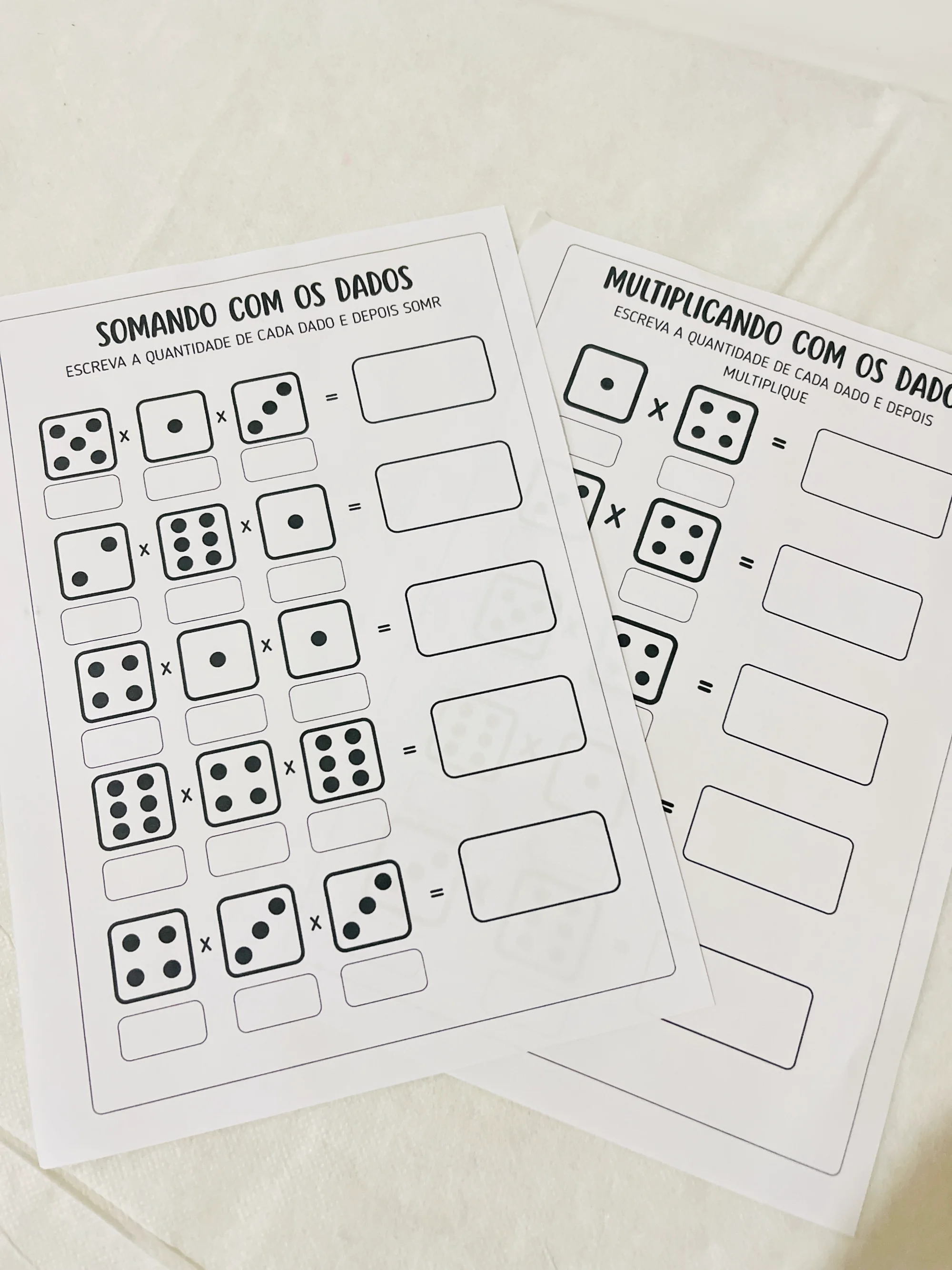 Atividades de Multiplicação – Material Pedagógico Ensino Fundamental — Alfabetização para Todas as séries: Aprender…