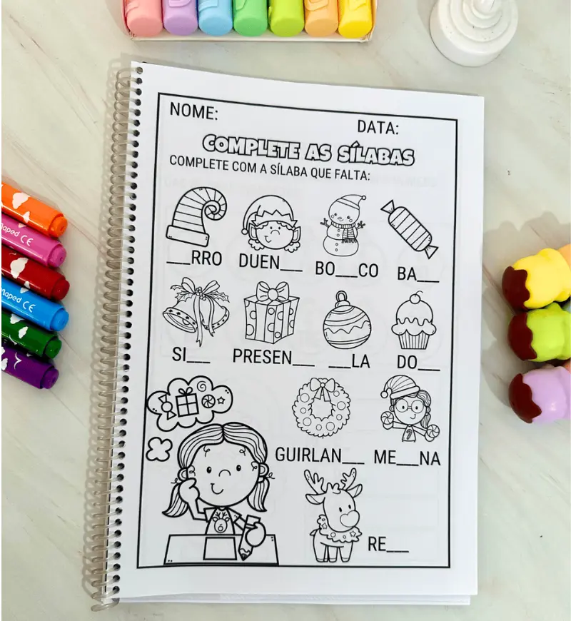 Atividades de Natal: Apostila em PDF com 17 Páginas — amostra 3: Como usar as atividades em sala de aula