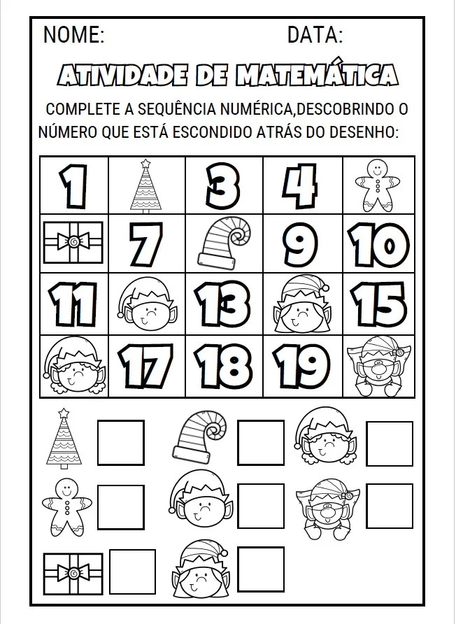 ATIVIDADES DE NATAL – APRENDIZAGEM COM CLIMA NATALINO! — amostra 1: A apostila reúne atividades de Matemática e…