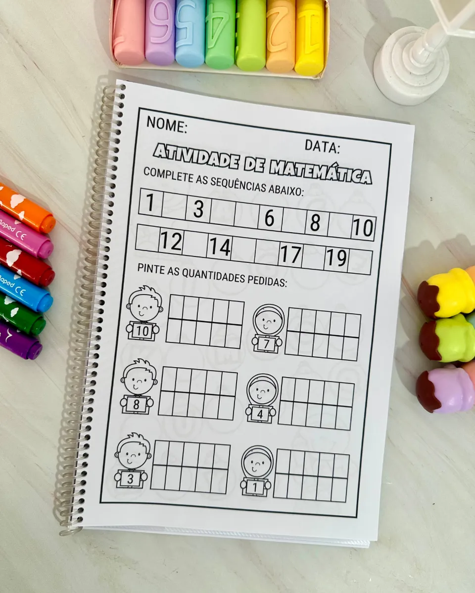 Atividades de Natal para Educação Infantil e Ensino Fundamental — amostra 4: Apostila de Natal com 17 páginas de atividades…