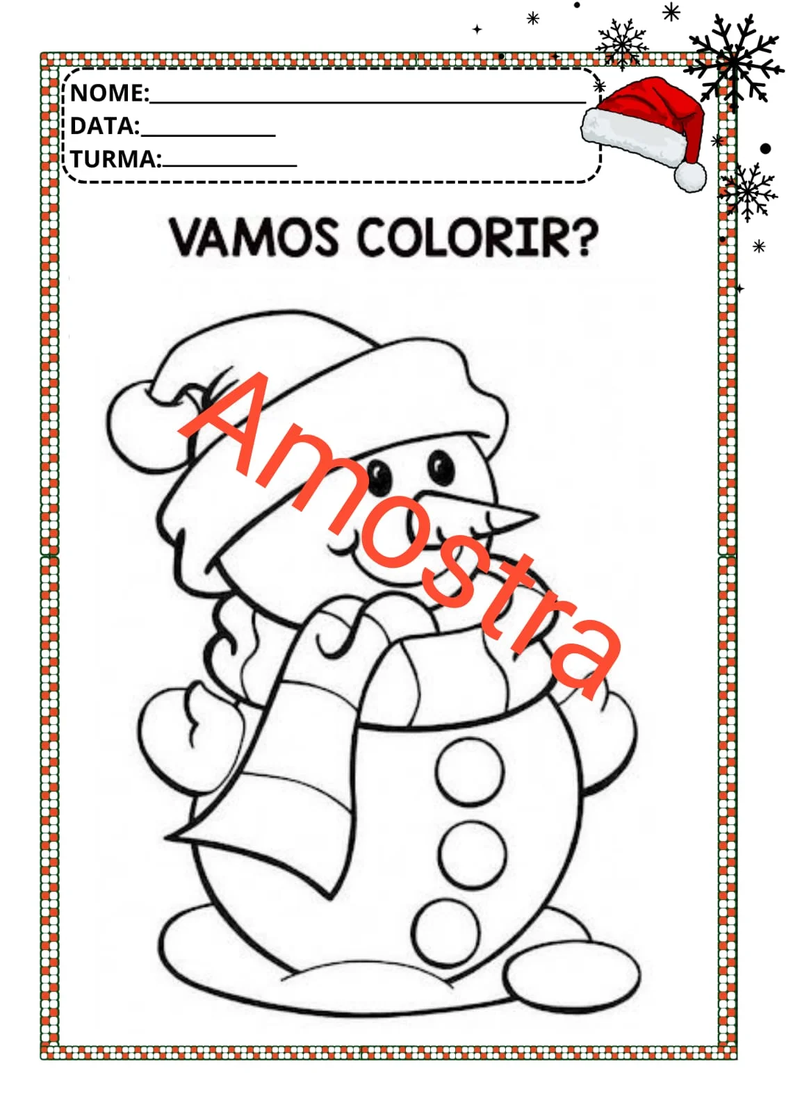 🎄🎅 ATIVIDADES DE NATAL PARA IMPRIMIR – INFANTIL E ANOS INICIAIS🎁✨ — amostra 1: Com as Atividades de Natal, as crianças…
