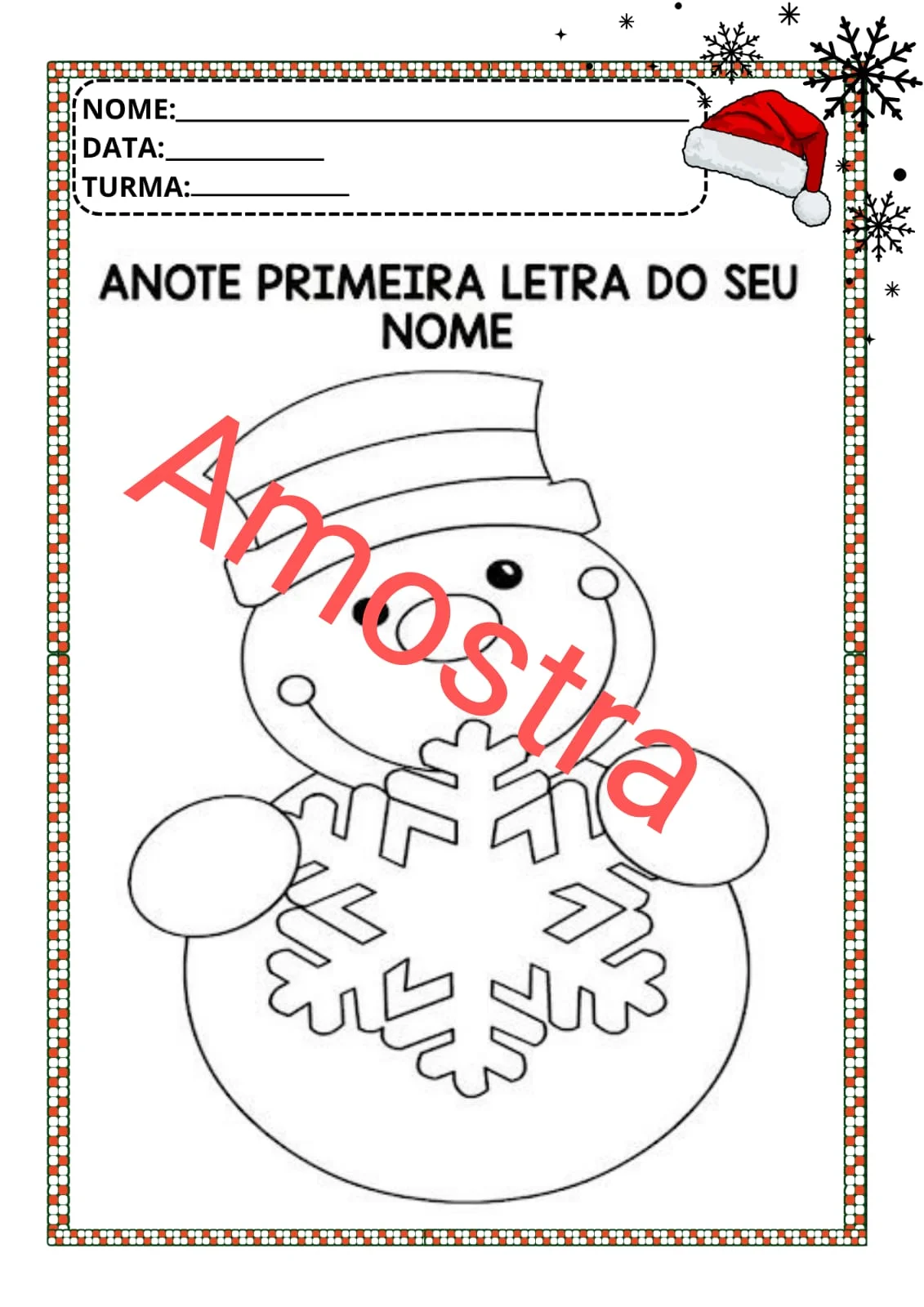 🎄🎅 ATIVIDADES DE NATAL PARA IMPRIMIR – INFANTIL E ANOS INICIAIS🎁✨ — amostra 3: Com as Atividades de Natal, as crianças…