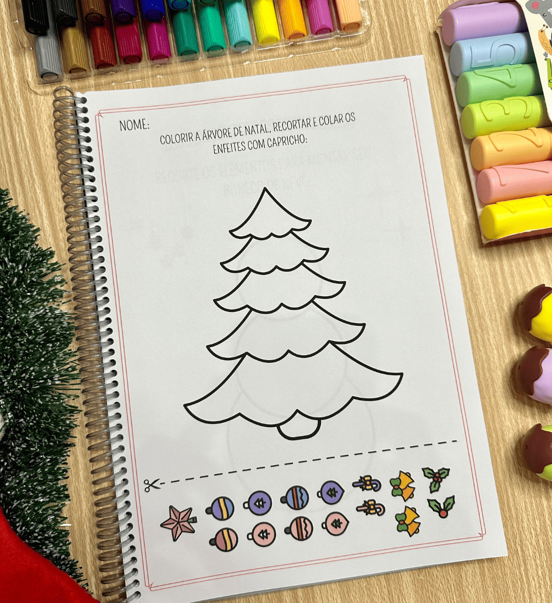 Atividades de Natal: PDF para Crianças de 3 a 6 Anos — amostra 1: Atividades de Natal para imprimir