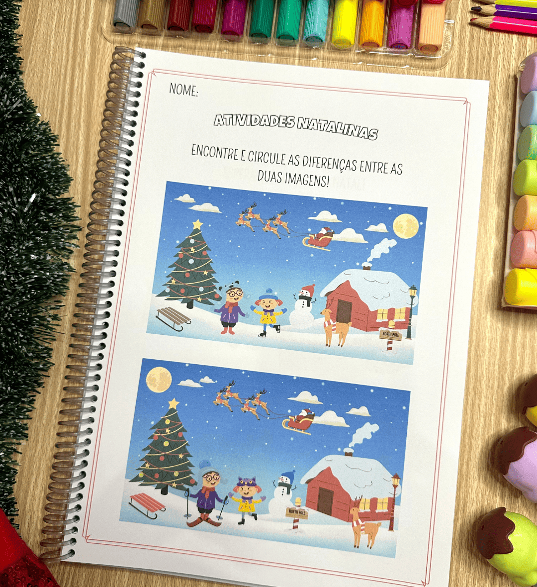 Atividades de Natal: PDF para Crianças de 3 a 6 Anos — amostra 4: Para quem é indicado