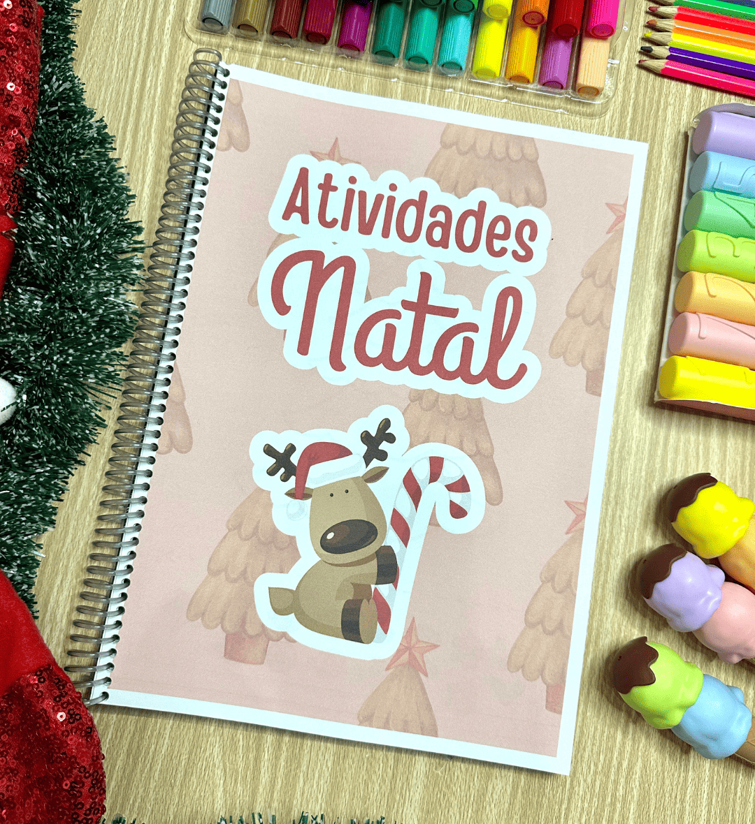 Atividades de Natal: PDF para Crianças de 3 a 6 Anos — capa do material
