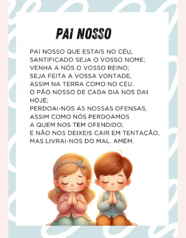 Atividades de Orações para Crianças - 4 a 10 anos — amostra 1: 📚Arquivo com 36 páginas de atividades sobre oração para…