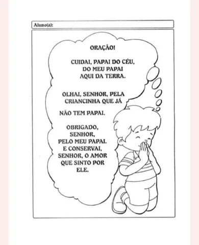 Atividades de Orações para Crianças - 4 a 10 anos — amostra 6: 📚Arquivo com 36 páginas de atividades sobre oração para…