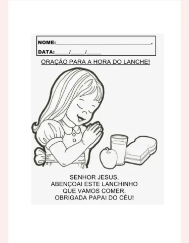 Atividades de Orações para Crianças - 4 a 10 anos — amostra 7: 📚Arquivo com 36 páginas de atividades sobre oração para…