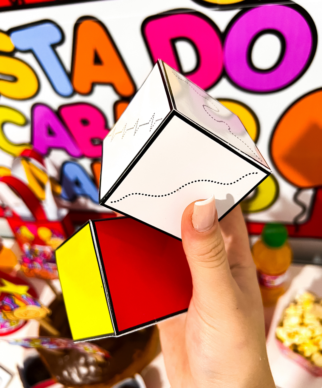Atividades de penteados criativos para imprimir — Educação Infantil — amostra 4: Formato do material