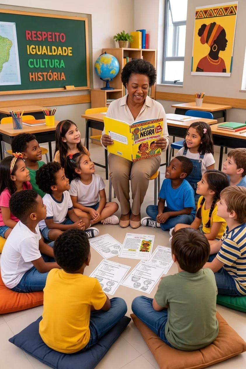 Atividades de Português Consciência Negra – 1º ao 3º Ano para imprimir — amostra 3: Atividades de Português sobre…