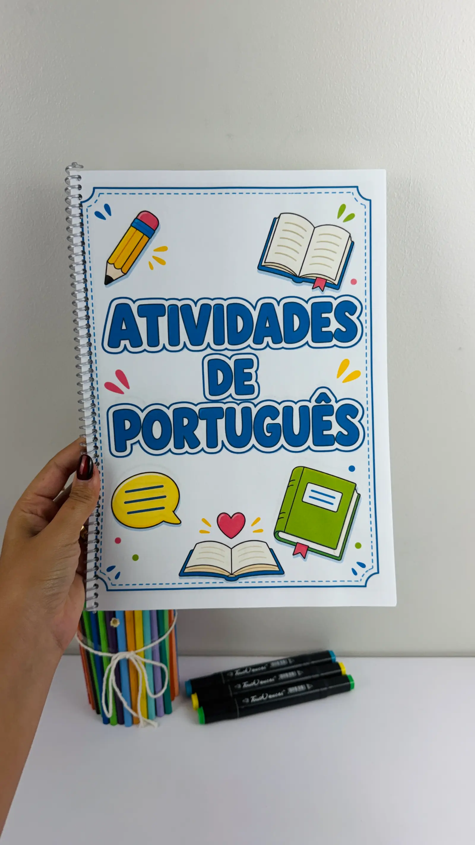 📚 ATIVIDADES DE PORTUGUÊS – DESAFIO DAS PALAVRAS — amostra 1: Nas atividades, o aluno observa um banco de palavras e…