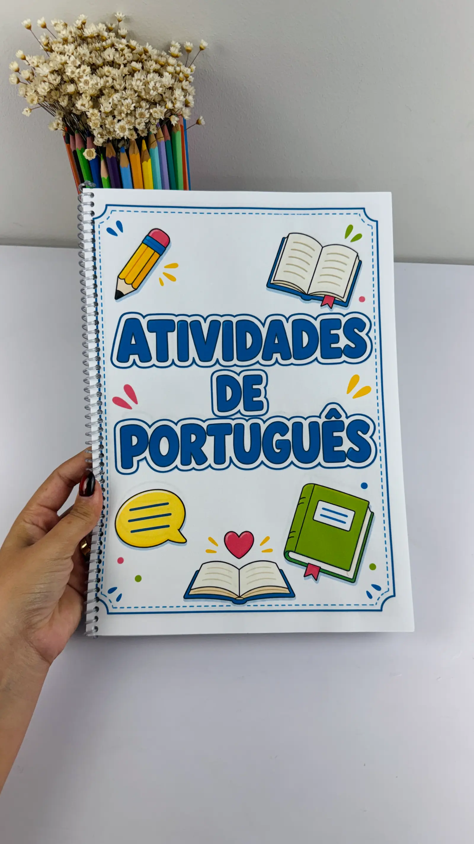 📚 ATIVIDADES DE PORTUGUÊS – DESAFIO DAS PALAVRAS — amostra 2: Nas atividades, o aluno observa um banco de palavras e…