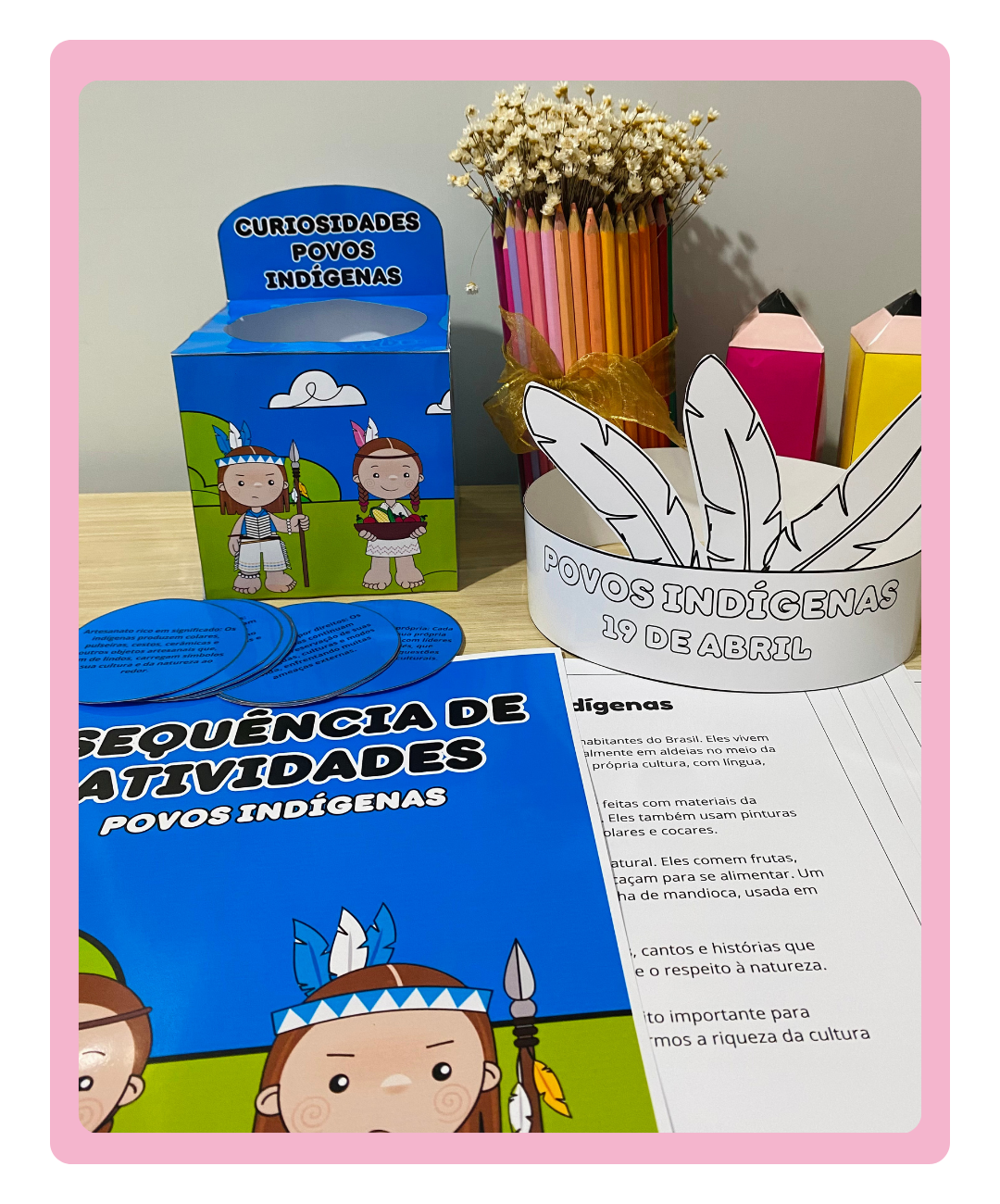 Atividades de povos indígenas para imprimir – Infantil e Anos Iniciais — amostra 1: Uma proposta para levar o tema à sala