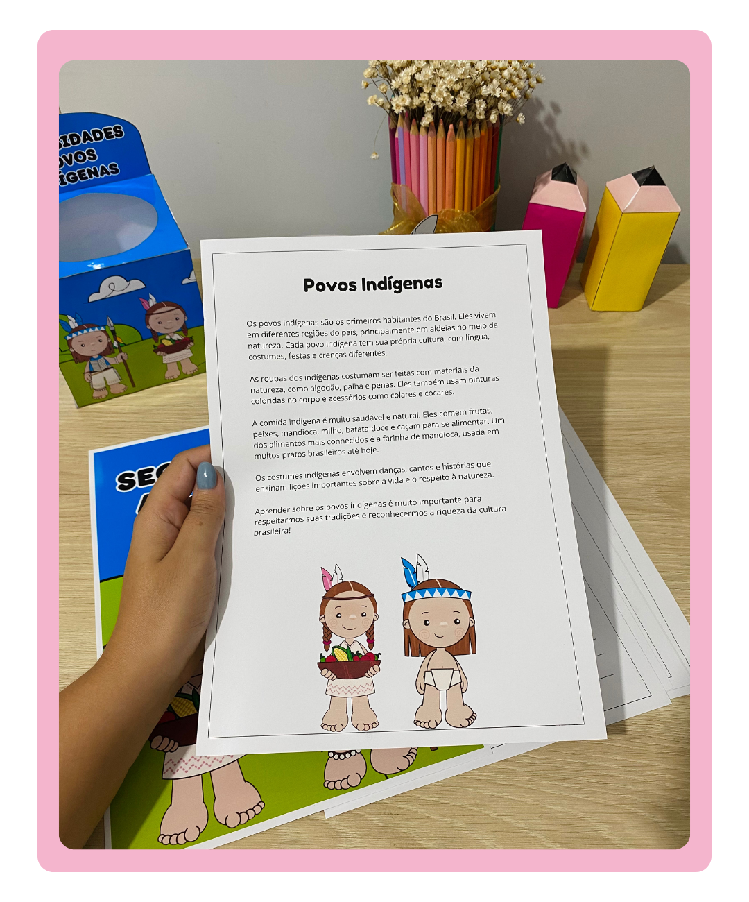 Atividades de povos indígenas para imprimir – Infantil e Anos Iniciais — amostra 6: Leve o tema dos povos indígenas para a…