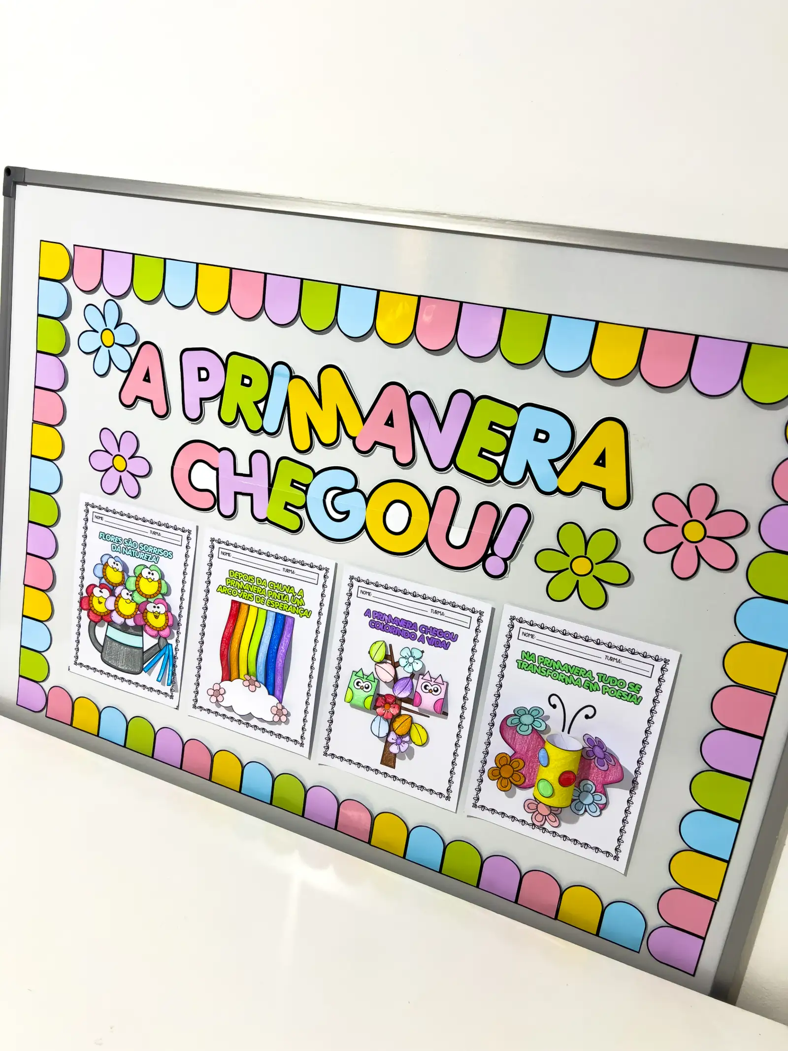 Atividades de Primavera – Material Pedagógico — amostra 1: O que vem no material