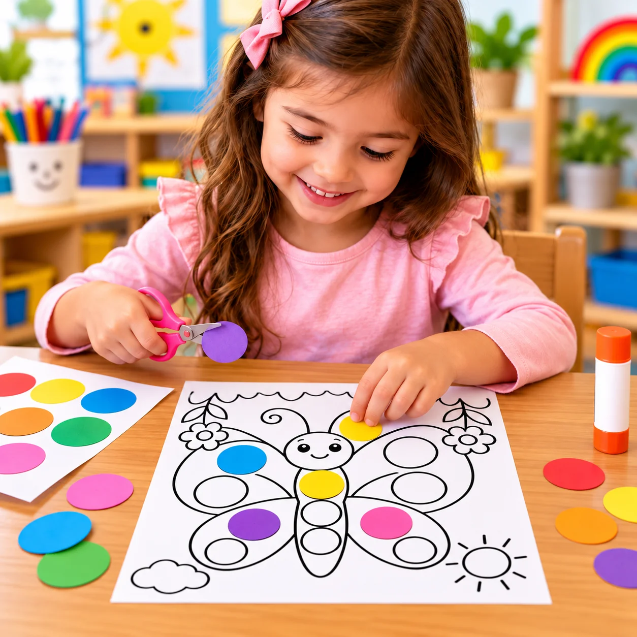 Atividades de Recorte e Colagem para Educação Infantil – 18 Páginas — amostra 2: O que a criança desenvolve?