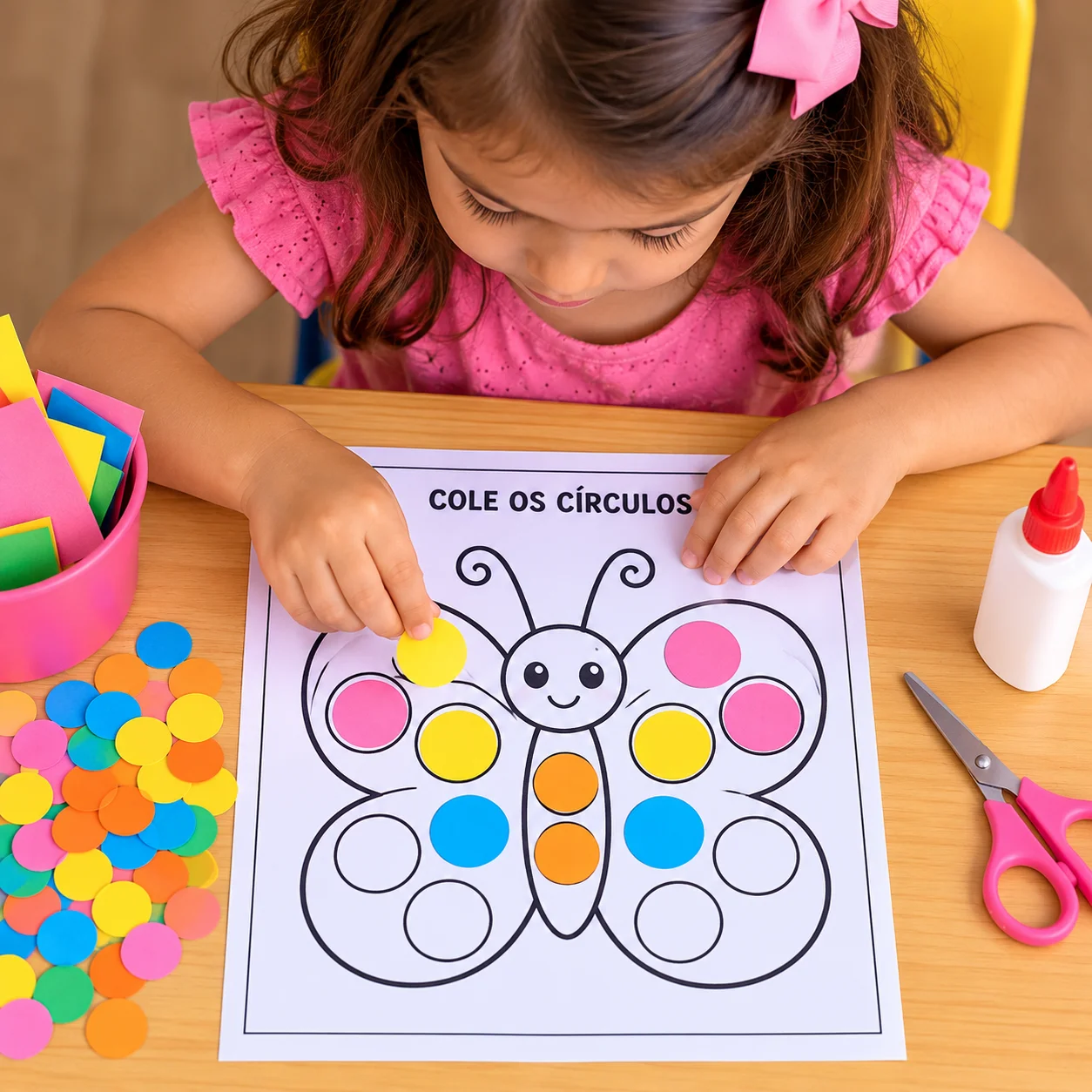 Atividades de Recorte e Colagem para Educação Infantil – 18 Páginas — amostra 3: O que contém o material?