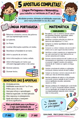 ATIVIDADES DE REFORÇO PARA A AVALIAÇÃO - AVALIA RJ 2º ANO — capa do material