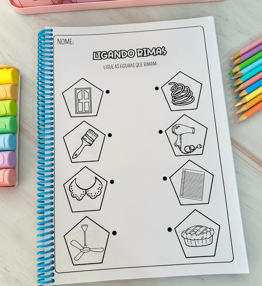 Atividades de Rimas: Apostila em PDF com 85 Páginas — amostra 3: Como usar as atividades em sala de aula