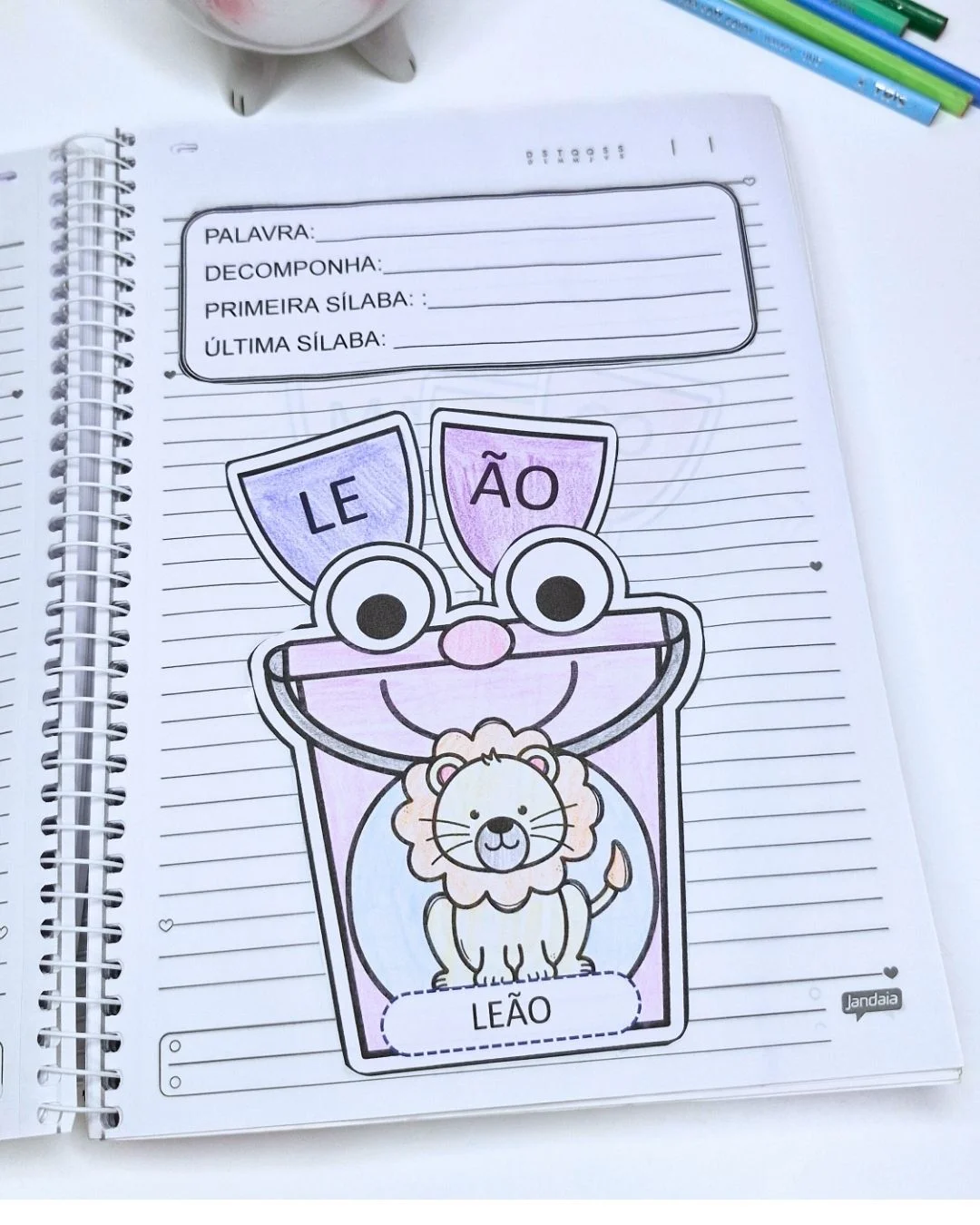Atividades de Separação de Sílabas e Palavras — Alfabetização para Educação Infantil: Atividades de alfabetização para…