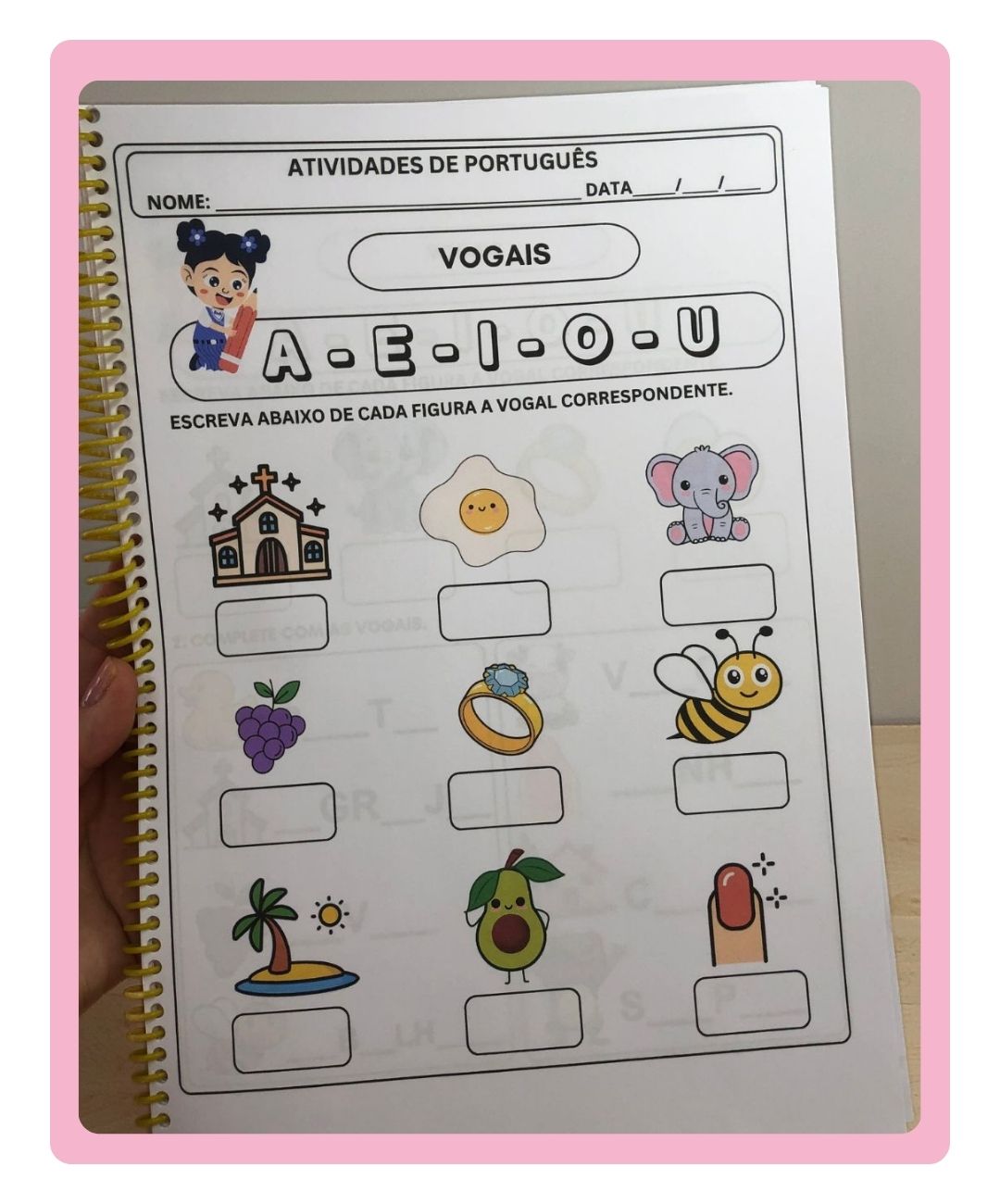 Atividades de vogais para imprimir na Educação Infantil — amostra 4: Para quais professores e turmas