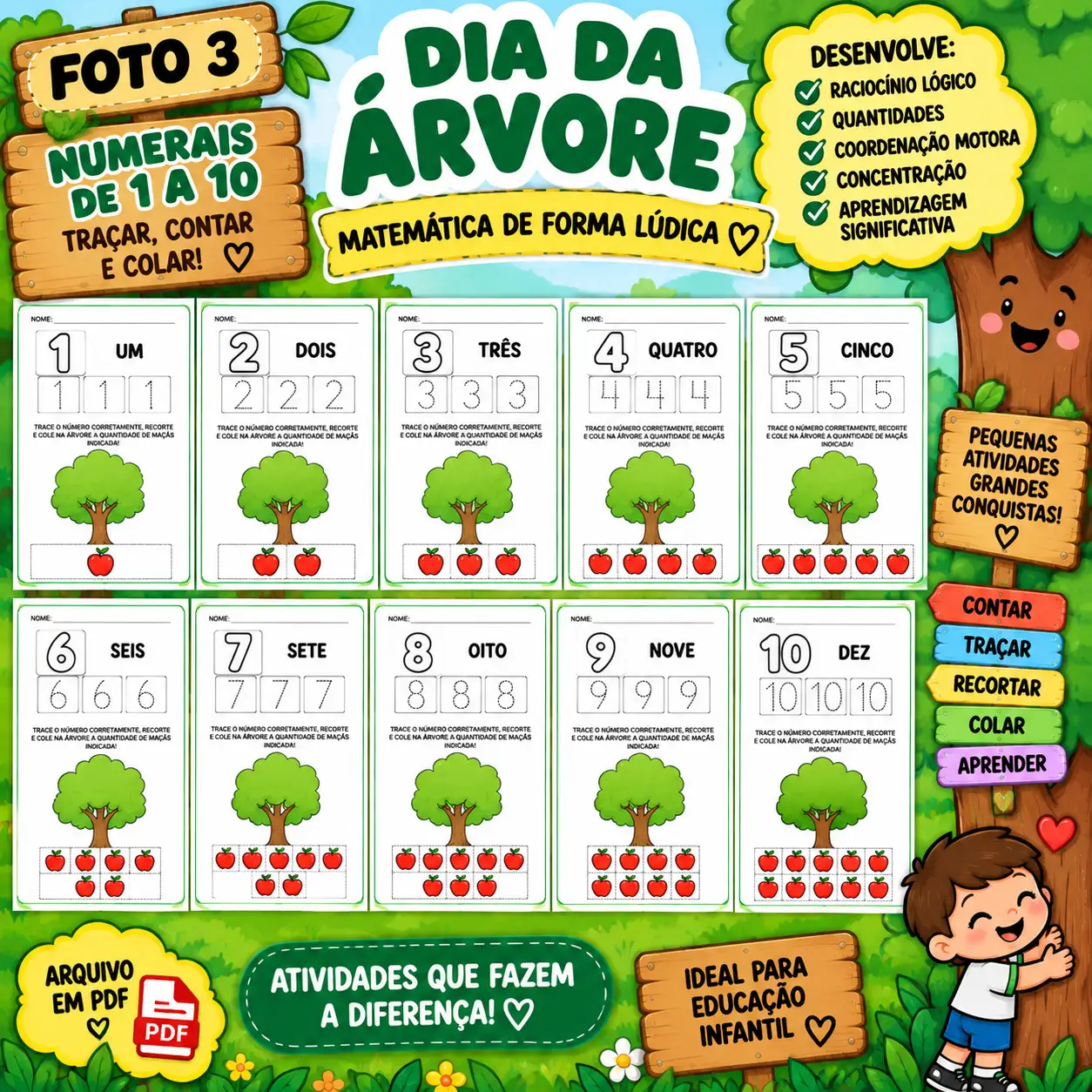 Atividades Dia da Árvore 30 Atividades Lúdicas para Educação Infantil — amostra 2: Atividades Dia da Árvore para Educação…