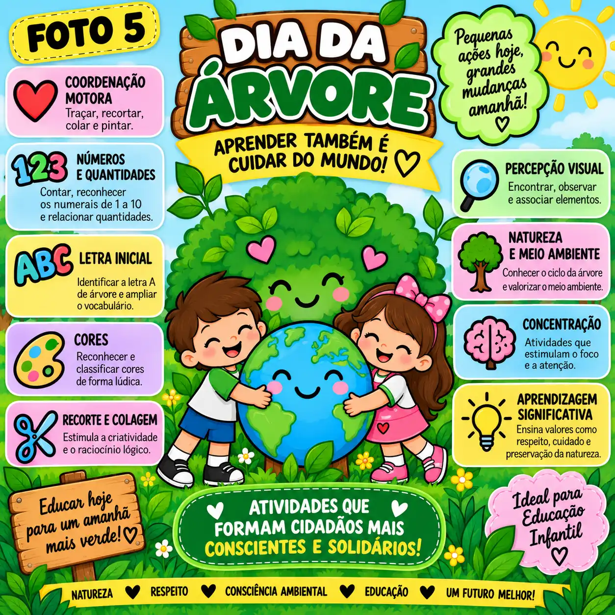 Atividades Dia da Árvore 30 Atividades Lúdicas para Educação Infantil — amostra 4: Atividades Dia da Árvore para Educação…