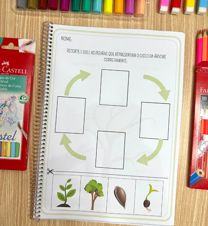 Atividades Dia da Árvore: apostila com 29 páginas em PDF — amostra 1: Atividades Dia da Árvore para a Educação Infantil