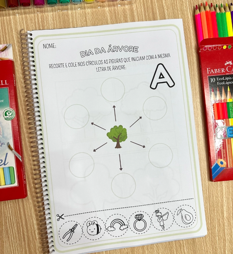 Atividades Dia da Árvore: apostila com 29 páginas em PDF — amostra 6: Trabalhe o Dia da Árvore com crianças a partir de 4…