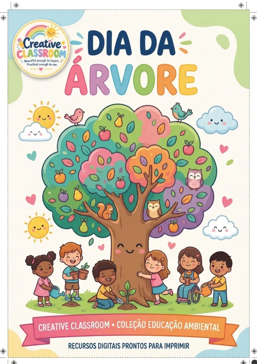 Atividades dia da Árvore Educação Infantil — amostra 1: Atividade pedagógica sobre o crescimento das árvores, convidando as…