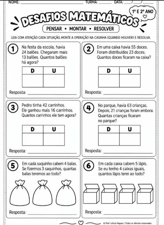 Atividades Dia das crianças - 1° ao 5° ano — amostra 6: 🖨️ Formato e impressão Atividades Dia das crianças - 1° ao 5° ano — amostra 6: 🖨️ Formato e impressão